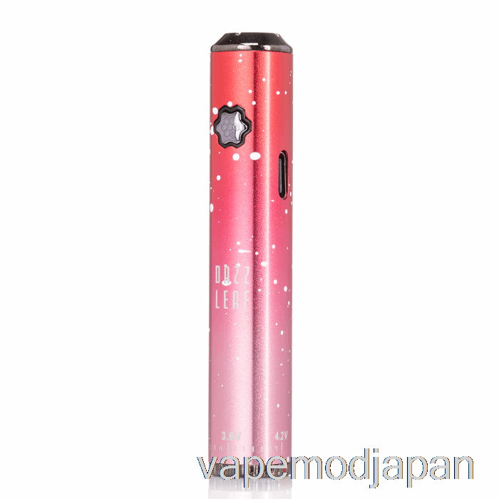 VAPE ジャパン ダズリーフ スクアリ ボトムツイスト 510 バッテリー レッドスプラッター